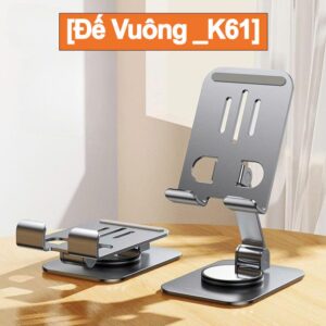 Giá đỡ điện thoại hợp kim NHÔM đa năng gấp gọn  xoay 360 độ sang trọng chắc chắn - PK Hoàng gia