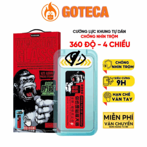 Cường lực chống nhìn trộm 360 độ Khung tự dán cho iPhone 15 Promax 16 Pro 14 plus 13Promax 12Promax 11Pro max Xsmax[058]