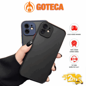 Ốp iphone 15 pro max 16 pro max 16 plus 14 promax 7 Plus 8 Plus 12 pro max 11 pro max xsmax x xs nhám đen [Basic]