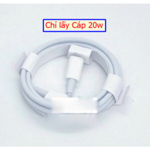 Bộ Củ Cáp Sạc Nhanh 20W GOTECA Cam Kết Thời Gian Sạc Nhanh,Không Nóng Máy,Chống Cháy Nổ