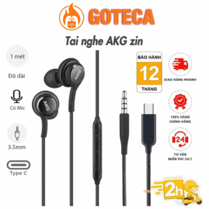 Tai Nghe Samsung AKG Type-C Chính Hãng ZIN Bóc Máy – Dùng Cho Galaxy Note 10, Note 20, S20, S20FE, S21, S21 Ultra, S22, S23 PK hoàng gia